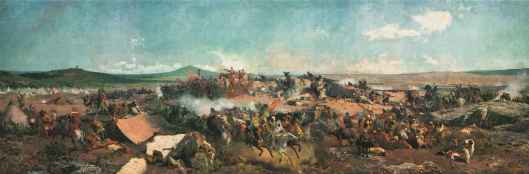 La Batalla de Tetuán, de Marià Fortuny. En el MNAC. 